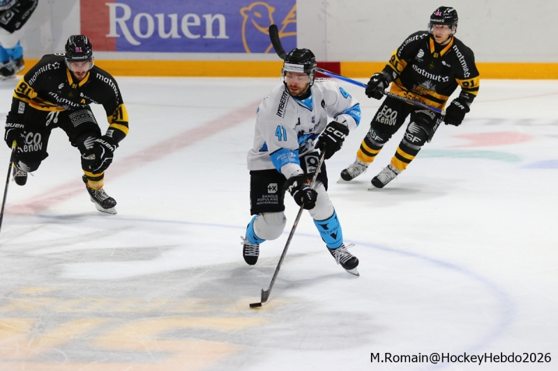Photo hockey Ligue Magnus - Ligue Magnus : 35ème journée  : Rouen vs Marseille - Les dragons font plier les spartiates.