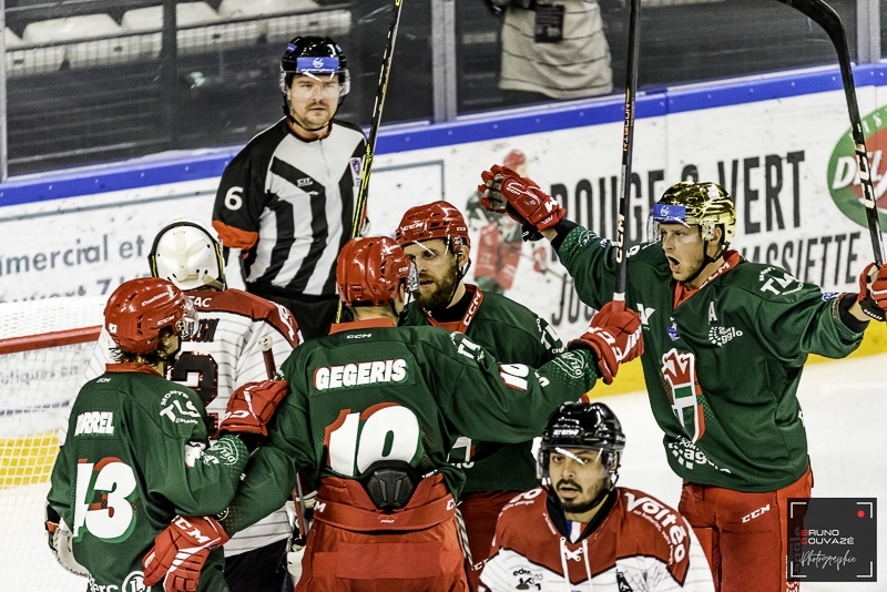 Photo hockey Ligue Magnus - Ligue Magnus : 36ème journée : Cergy-Pontoise vs Bordeaux - Crocs serrés faces aux Jokers, les Boxers ne lâchent pas leur 4ème place