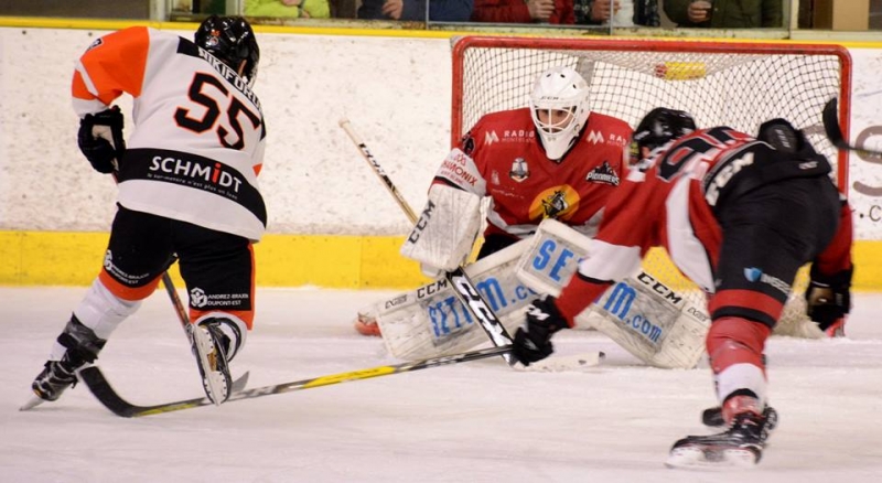 Photo hockey Ligue Magnus - Ligue Magnus : 36ème journée : Chamonix  vs Epinal  - Epinal défait par…Sabol 