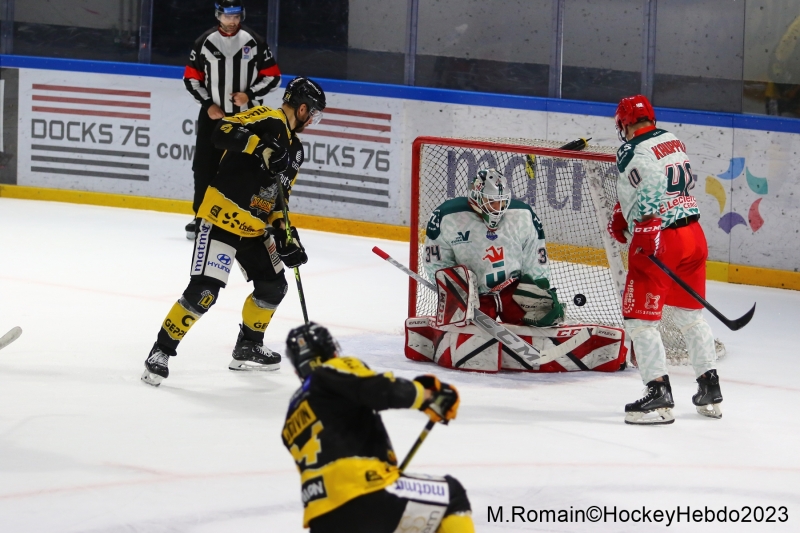 Photo hockey Ligue Magnus - Ligue Magnus : 36ème journée : Rouen vs Cergy-Pontoise - LM : Rouen s