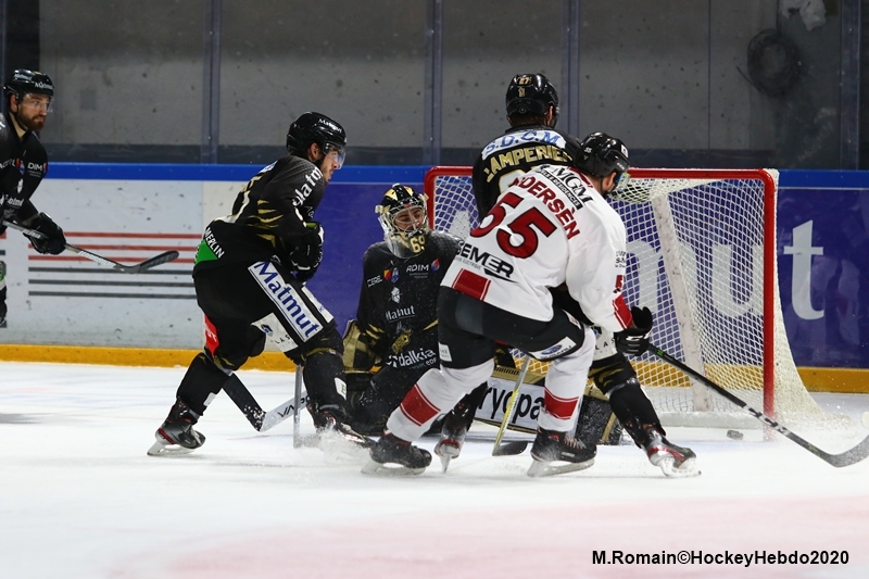 Photo hockey Ligue Magnus - Ligue Magnus : 36ème journée : Rouen vs Chamonix  - LM : Rouen joue avec le feu mais gagne 