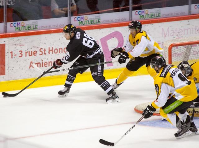 Photo hockey Ligue Magnus - Ligue Magnus : 37ème journée : Amiens  vs Strasbourg  - LM : Dominer n