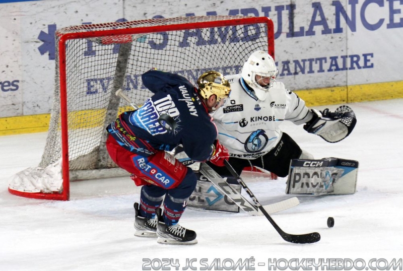 Photo hockey Ligue Magnus - Ligue Magnus : 37ème journée : Grenoble  vs Marseille - Marseille prend une claque à Pole Sud