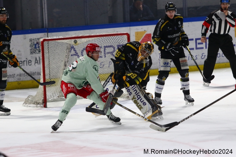 Photo hockey Ligue Magnus - Ligue Magnus : 37ème journée : Rouen vs Cergy-Pontoise - LM : le bon coup de joker.