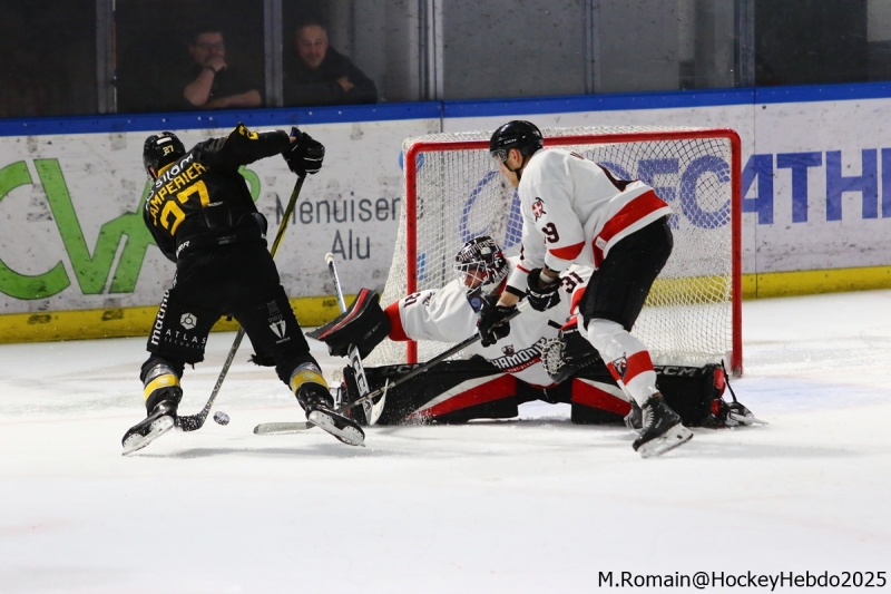 Photo hockey Ligue Magnus - Ligue Magnus : 37ème journée : Rouen vs Chamonix  - Rouen s’impose au bout du suspens.
