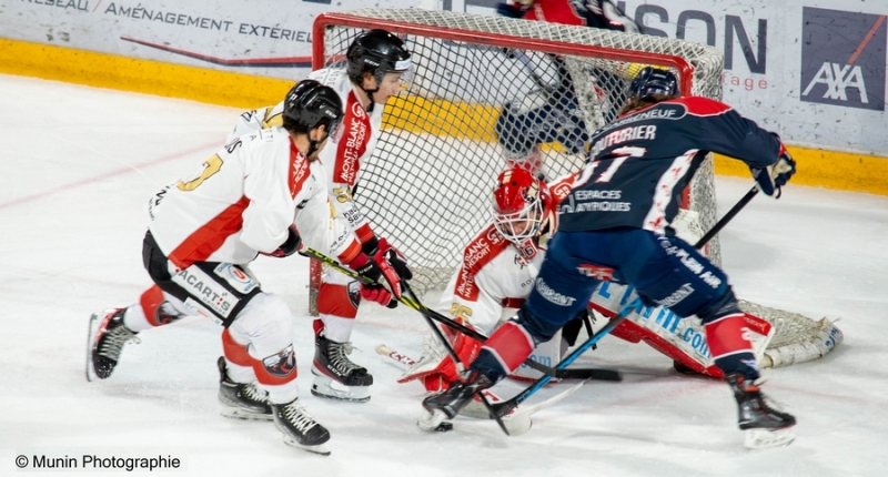 Photo hockey Ligue Magnus - Ligue Magnus : 37ème journée : Angers  vs Chamonix  - Angers s