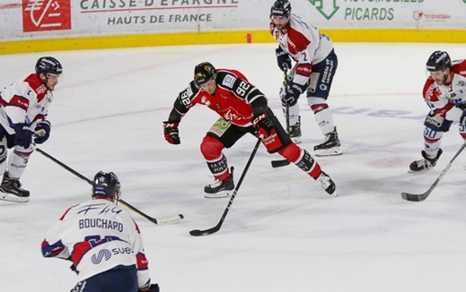 Photo hockey Ligue Magnus - Ligue Magnus : 38ème journée : Amiens  vs Angers  - Les gothiques s