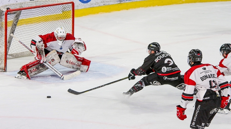 Photo hockey Ligue Magnus - Ligue Magnus : 38ème journée : Amiens  vs Briançon  - Amiens s