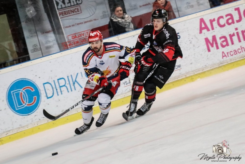 Photo hockey Ligue Magnus - Ligue Magnus : 38ème journée : Bordeaux vs Grenoble  - Si proches de l