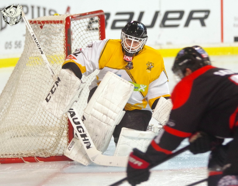 Photo hockey Ligue Magnus - Ligue Magnus : 38ème journée : Bordeaux vs Strasbourg  - Sa majesté Spencer frappa trois fois !
