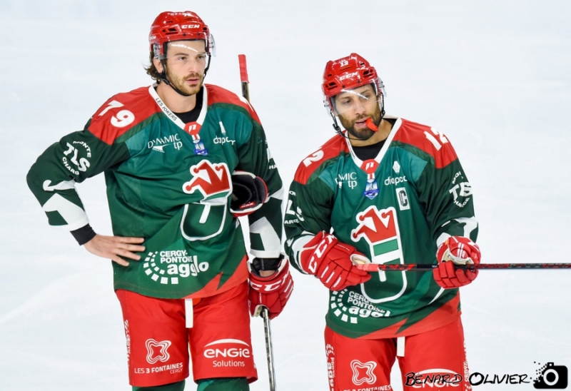 Photo hockey Ligue Magnus - Ligue Magnus : 38ème journée : Cergy-Pontoise vs Grenoble  - Grenoble enchaine à Cergy
