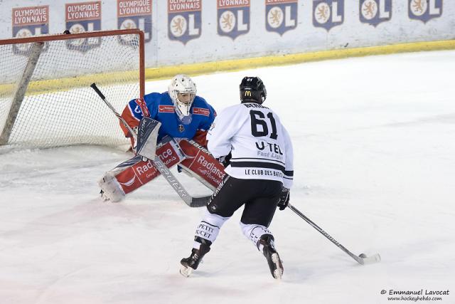 Photo hockey Ligue Magnus - Ligue Magnus : 38ème journée : Lyon vs Amiens  - LM : Lyon rebondit contre les Gothiques