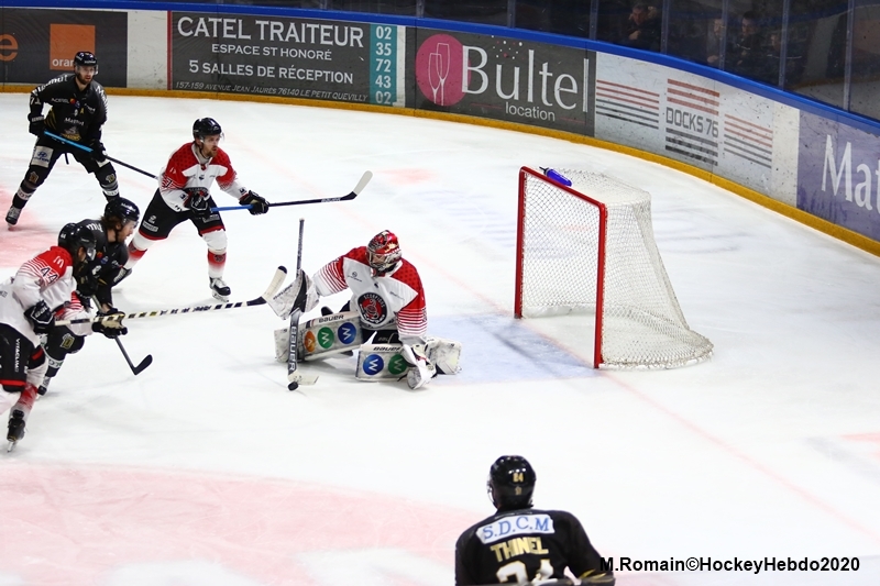 Photo hockey Ligue Magnus - Ligue Magnus : 38ème journée : Rouen vs Mulhouse - Rouen engrange de la confiance