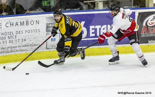 Photo hockey Ligue Magnus - Ligue Magnus : 38ème journée : Nice vs Briançon  - Nice s\
