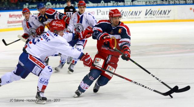 Photo hockey Ligue Magnus - Ligue Magnus : 39ème journée : Grenoble  vs Lyon - LM : Lyon reçu 5/5 !