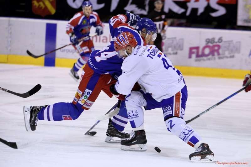 Photo hockey Ligue Magnus - Ligue Magnus : 39ème journée : Mulhouse vs Lyon - Dans les griffes des Lions