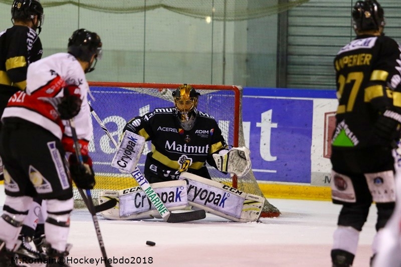 Photo hockey Ligue Magnus - Ligue Magnus : 39ème journée : Rouen vs Nice - LM : Une leçon bien retenue