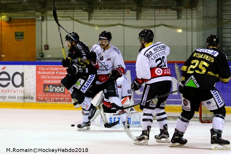 Photo hockey Ligue Magnus - Ligue Magnus : 39ème journée : Rouen vs Nice - LM : Une leçon bien retenue