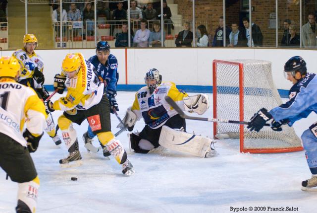 Photo hockey Ligue Magnus - Ligue Magnus : 3ème journée : Angers  vs Strasbourg  - Des Ducs version leaders !