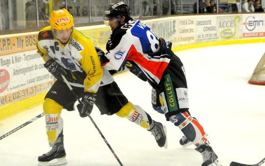 Photo hockey Ligue Magnus - Ligue Magnus : 3ème journée : Caen  vs Strasbourg  - Dur apprentissage 