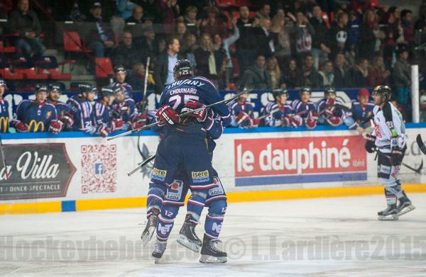 Photo hockey Ligue Magnus - Ligue Magnus : 3ème journée : Grenoble  vs Amiens  - Un deuxième tiers de folie