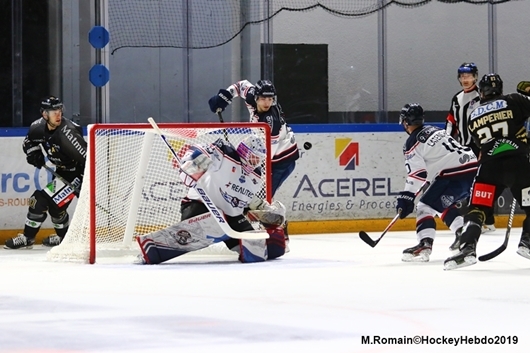 Photo hockey Ligue Magnus - Ligue Magnus : 3ème journée : Rouen vs Angers  - LM : Des dragons convainquants