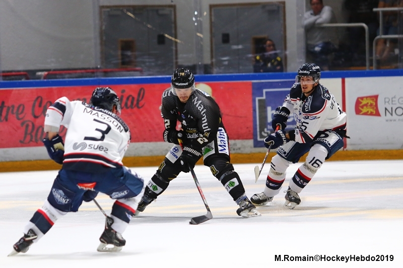 Photo hockey Ligue Magnus - Ligue Magnus : 3ème journée : Rouen vs Angers  - LM : Des dragons convainquants