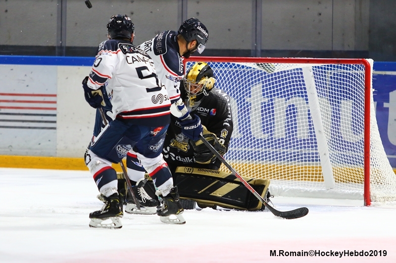 Photo hockey Ligue Magnus - Ligue Magnus : 3ème journée : Rouen vs Angers  - LM : Des dragons convainquants
