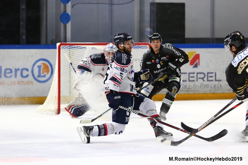 Photo hockey Ligue Magnus - Ligue Magnus : 3ème journée : Rouen vs Angers  - LM : Des dragons convainquants