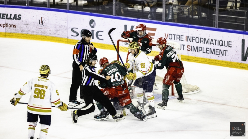 Photo hockey Ligue Magnus - Ligue Magnus : 3Ã¨me journÃ©e  : Cergy-Pontoise vs Nice - Tour de montagnes russes pour les Jokers faces aux Aigles