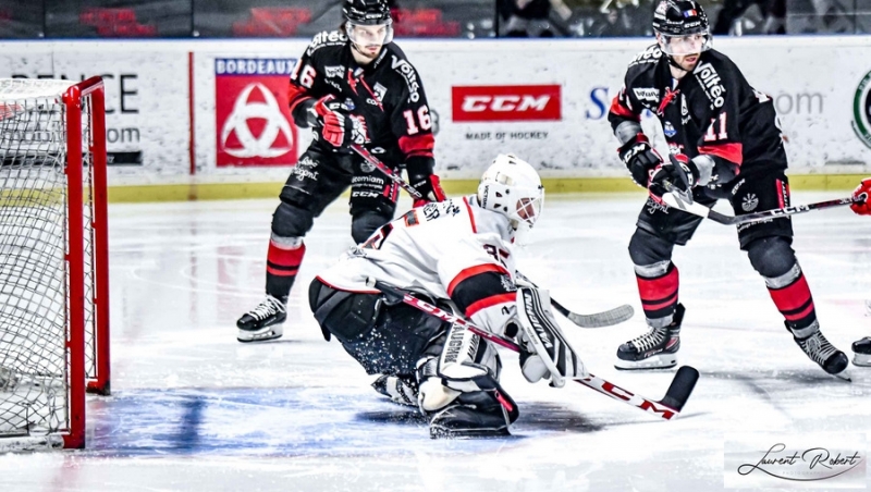 Photo hockey Ligue Magnus - Ligue Magnus : 41ème journée : Bordeaux vs Nice - Le quatrième match face aux Aigles aura été le bon !