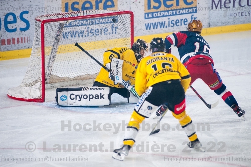 Photo hockey Ligue Magnus - Ligue Magnus : 41ème journée : Grenoble  vs Rouen - Grenoble s
