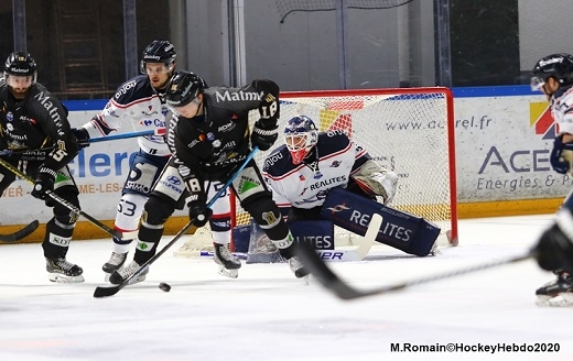 Photo hockey Ligue Magnus - Ligue Magnus : 41ème journée : Rouen vs Angers  - Les Dragons passent la seconde.