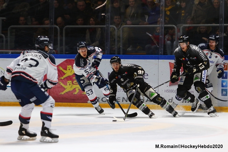 Photo hockey Ligue Magnus - Ligue Magnus : 41ème journée : Rouen vs Angers  - Les Dragons passent la seconde.