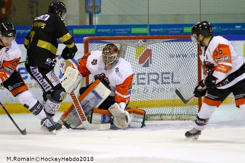 Photo hockey Ligue Magnus - Ligue Magnus : 41ème journée : Rouen vs Epinal  - LM : Les Dragons douchent Epinal