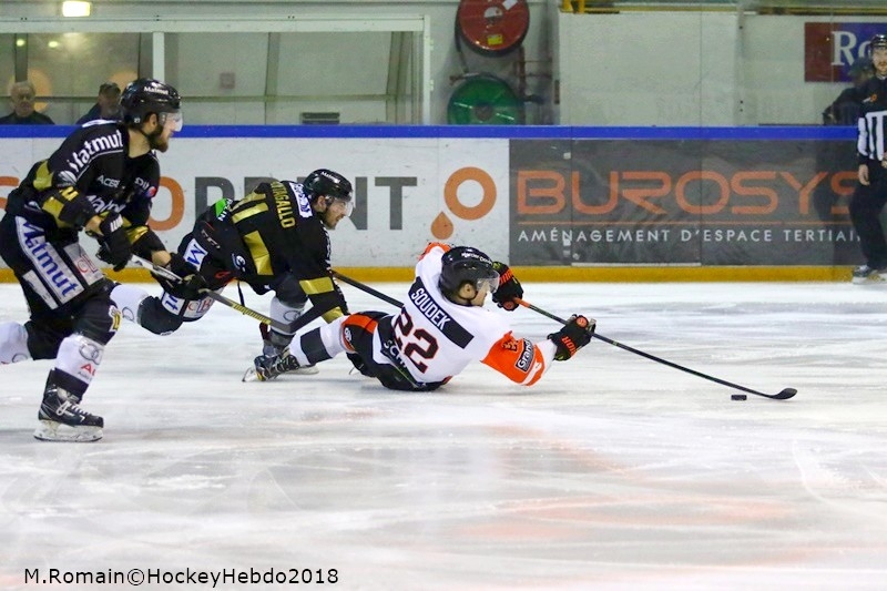 Photo hockey Ligue Magnus - Ligue Magnus : 41ème journée : Rouen vs Epinal  - LM : Les Dragons douchent Epinal