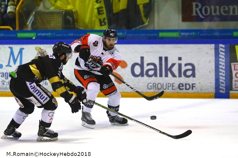 Photo hockey Ligue Magnus - Ligue Magnus : 41ème journée : Rouen vs Epinal  - LM : Les Dragons douchent Epinal