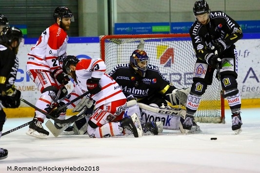 Photo hockey Ligue Magnus - Ligue Magnus : 43ème journée : Rouen vs Bordeaux - Les Dragons dérapent