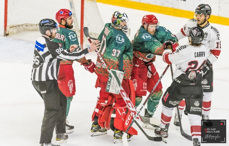 Photo hockey Ligue Magnus - Ligue Magnus : 44ème journée : Cergy-Pontoise vs Bordeaux - Cergy boucle la saison régulière en beauté