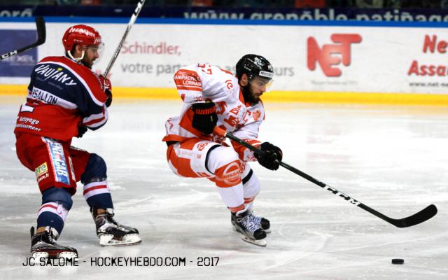 Photo hockey Ligue Magnus - Ligue Magnus : 44ème journée : Grenoble  vs Epinal  - LM : Un petit but et Grenoble passe 2éme