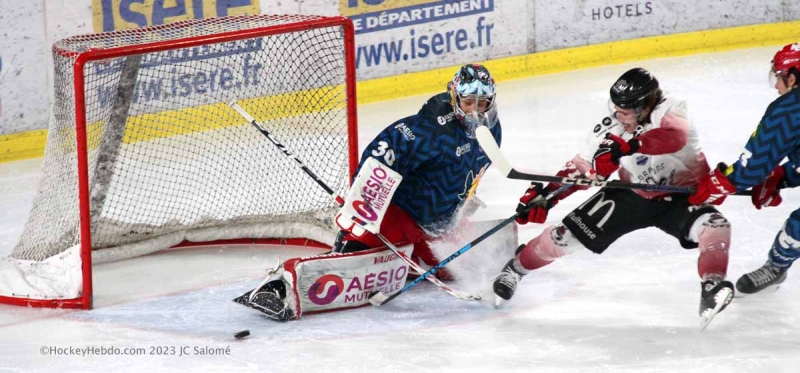 Photo hockey Ligue Magnus - Ligue Magnus : 44ème journée : Grenoble  vs Mulhouse - Les BDL invaincus à domicile