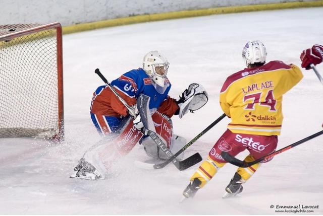 Photo hockey Ligue Magnus - Ligue Magnus : 44ème journée : Lyon vs Dijon  - LM : Les Ducs finissent par une victoire