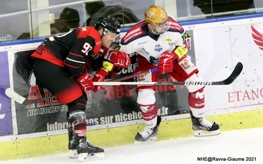 Photo hockey Ligue Magnus - Ligue Magnus : 44ème journée : Nice vs Grenoble  - Quand l’aigle s’attaque aux loups