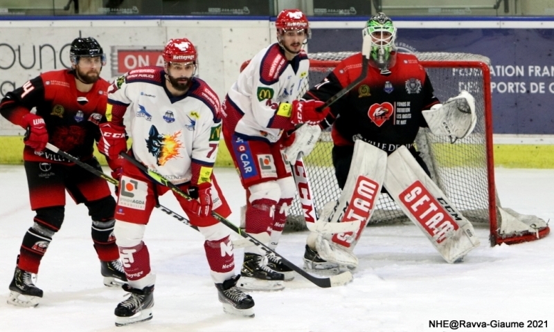 Photo hockey Ligue Magnus - Ligue Magnus : 44ème journée : Nice vs Grenoble  - Quand l’aigle s’attaque aux loups