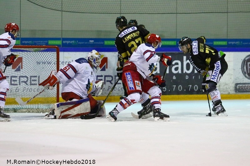 Photo hockey Ligue Magnus - Ligue Magnus : 44ème journée : Rouen vs Grenoble  - Une défaite pour conclure