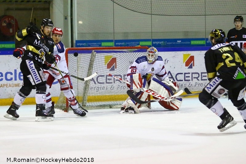Photo hockey Ligue Magnus - Ligue Magnus : 44ème journée : Rouen vs Grenoble  - Une défaite pour conclure
