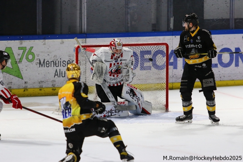 Photo hockey Ligue Magnus - Ligue Magnus : 44ème journée : Rouen vs Nice - Rouen gagne, Nice sourit.