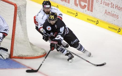 Photo hockey Ligue Magnus - Ligue Magnus : 4ème journée : Amiens  vs Nice - Grosse frayeur au Coliseum