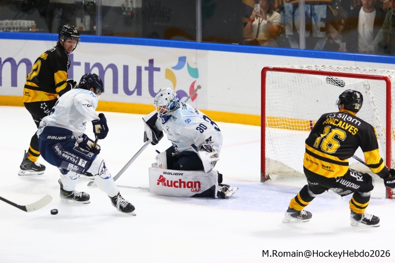 Photo hockey Ligue Magnus - Ligue Magnus : 4Ã¨me journÃ©e  : Rouen vs Gap  - Les Dragons renoue avec la Victoire.