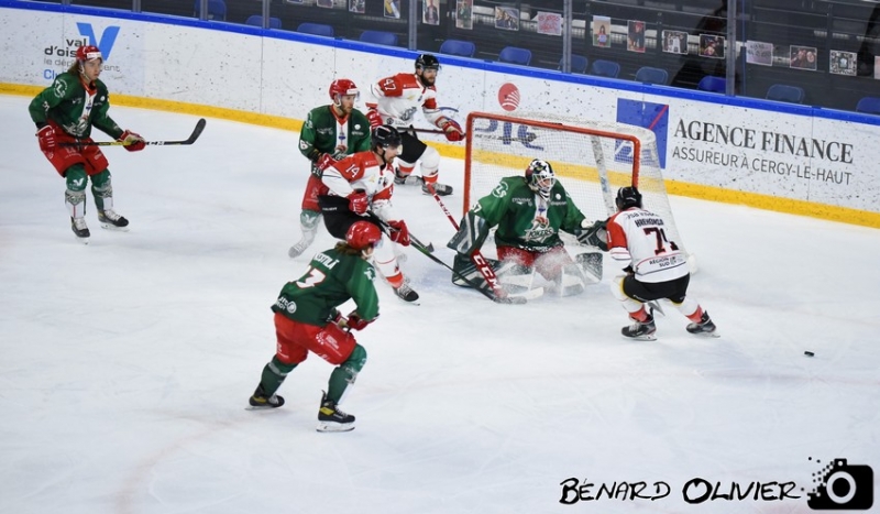 Photo hockey Ligue Magnus - Ligue Magnus : 5ème journée : Cergy-Pontoise vs Nice - Les Aigles renouent avec la victoire